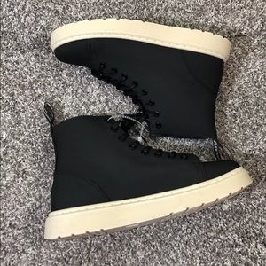 talib 8 eye leather boots